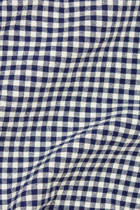 Organic Gingham Navy