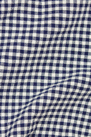 Organic Gingham Navy