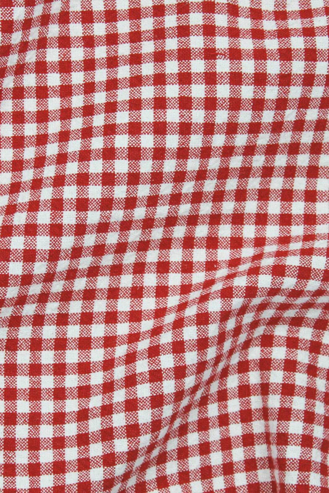 Organic Gingham Red