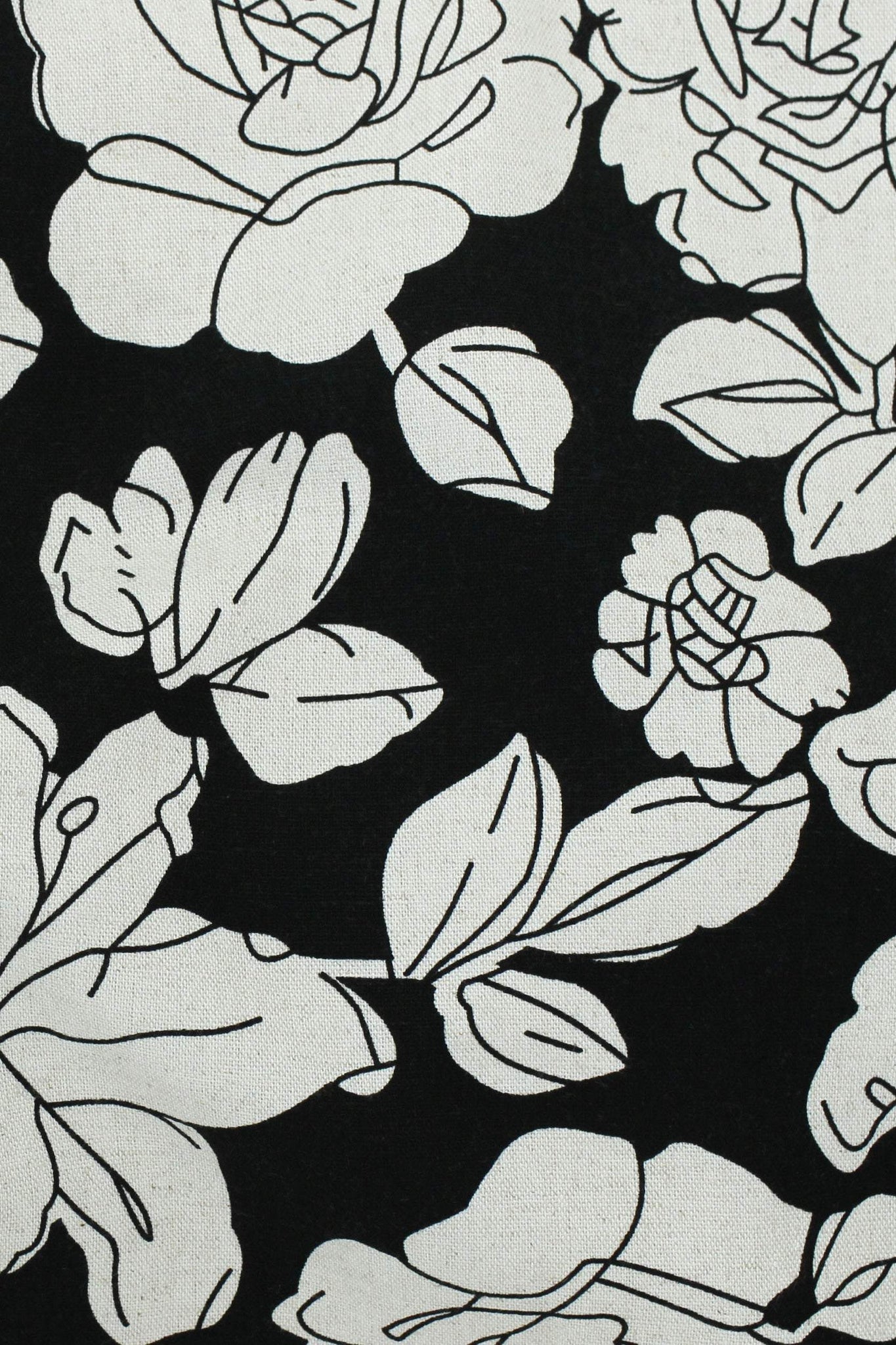 Palma Floral Print Black / Natural