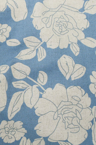 Palma Floral Print Sky Blue / Natural