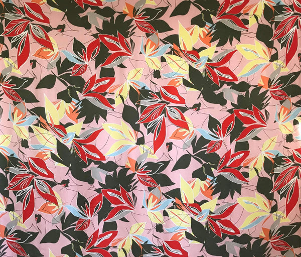 Palma Leaf Print Pink / Multi