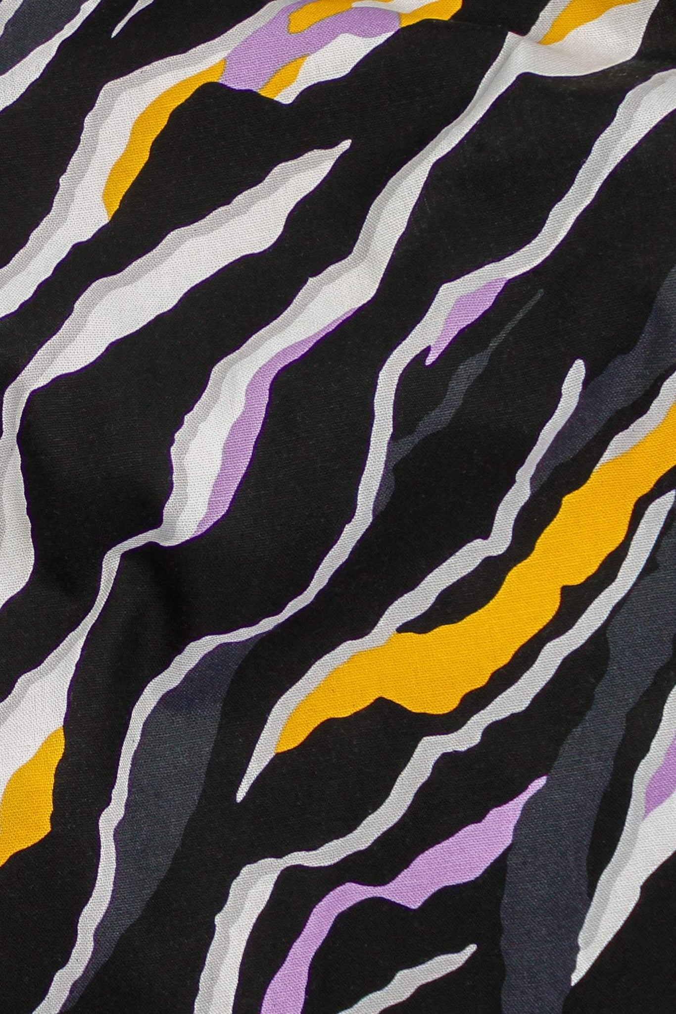 Palma Zebra Print Black / Lilac / Yellow