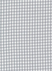 Panache Wovens Mini Gingham By Pieces To Treasure For Moda White / Grey