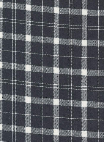 Panache Wovens Plaid By Pieces To Treasure For Moda Black / White