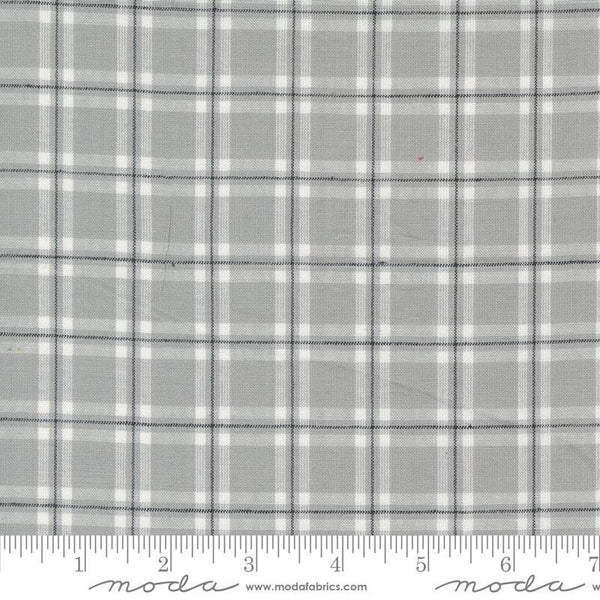 Panache Wovens Plaid By Pieces To Treasure For Moda Grey / White / Black