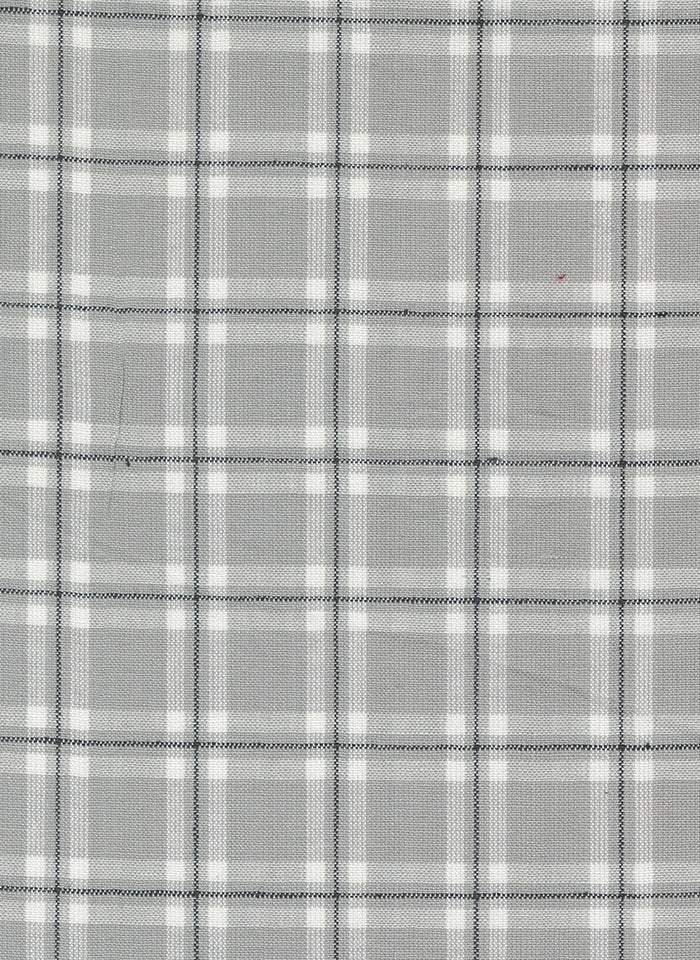 Panache Wovens Plaid By Pieces To Treasure For Moda Grey / White / Black