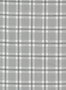 Panache Wovens Plaid By Pieces To Treasure For Moda Grey / White / Black