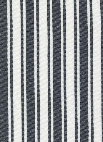 Panache Wovens Tri-Stripe By Pieces To Treasure For Moda White / Black