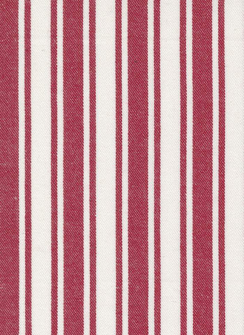 Panache Wovens Tri-Stripe By Pieces To Treasure For Moda White / Red