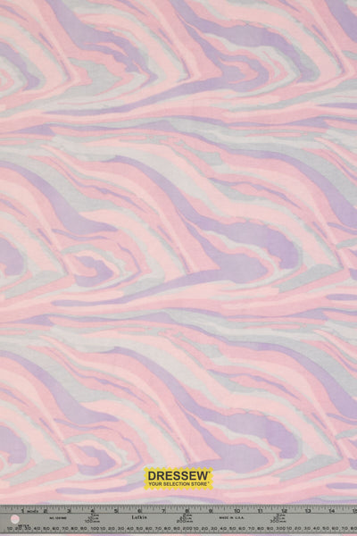 Pastel Dream Flannelette Pink / Purple