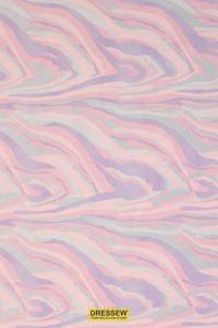 Pastel Dream Flannelette Pink / Purple