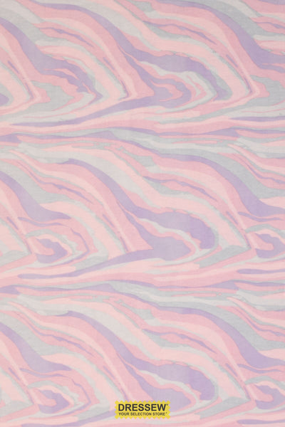 Pastel Dream Flannelette Pink / Purple