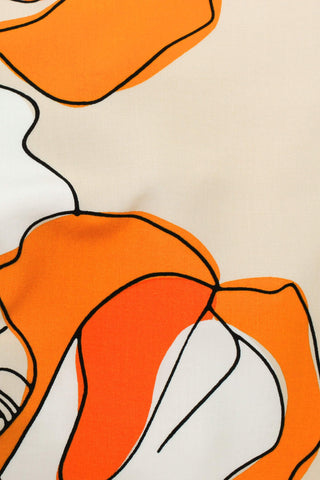 Picasso Blossom Print Sand / Orange