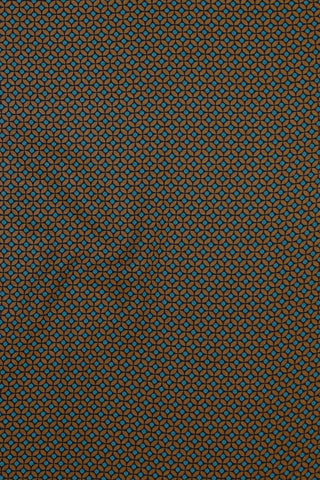 Picasso Small Circle Poplin Brown / Teal