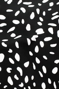 Picasso Spots Poplin Black / Off White