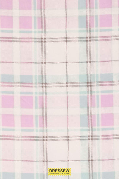 Plaid Flannelette Orchid / Mint