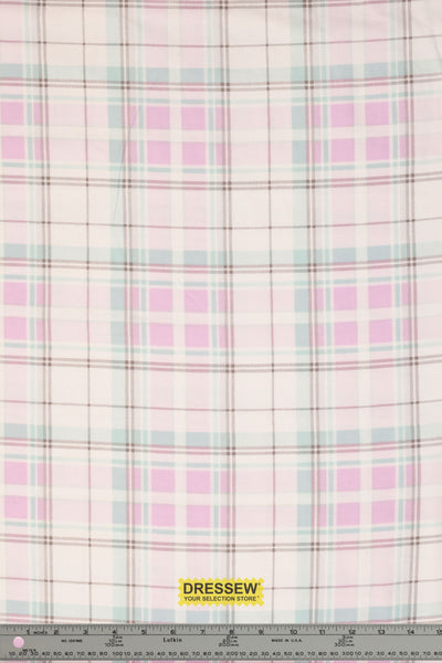 Plaid Flannelette Orchid / Mint