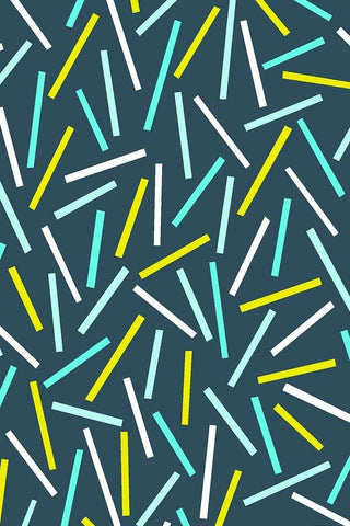 Pop Sprinkles By Nieves Herranz For Cotton + Steel Dark Teal / Multi