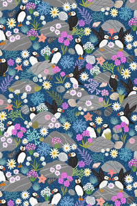 Puffin Rock Puffin Bay Puffins By Lewis & Irene Dark Blue