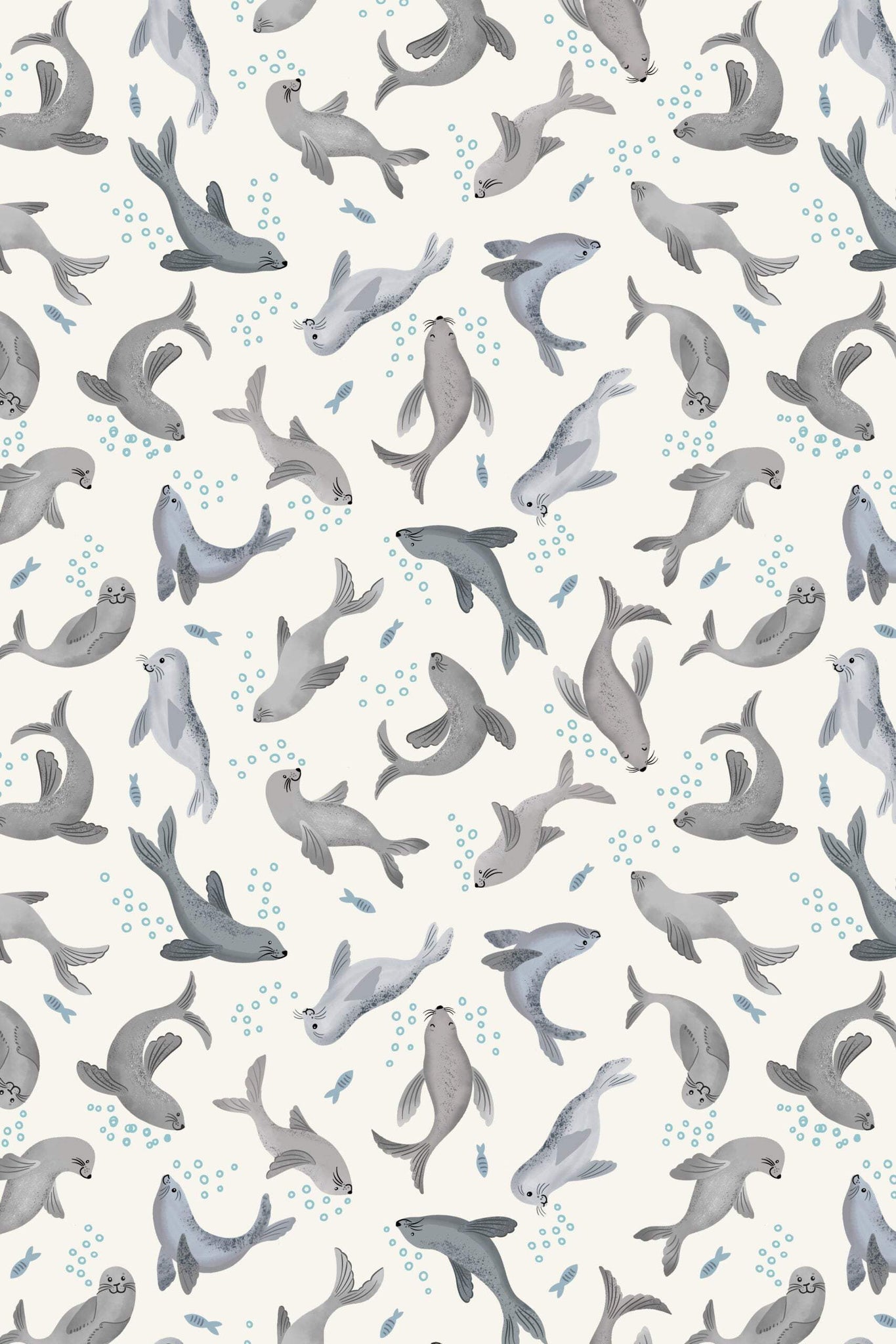 Puffin Rock Seal Bubbles By Lewis & Irene Cream