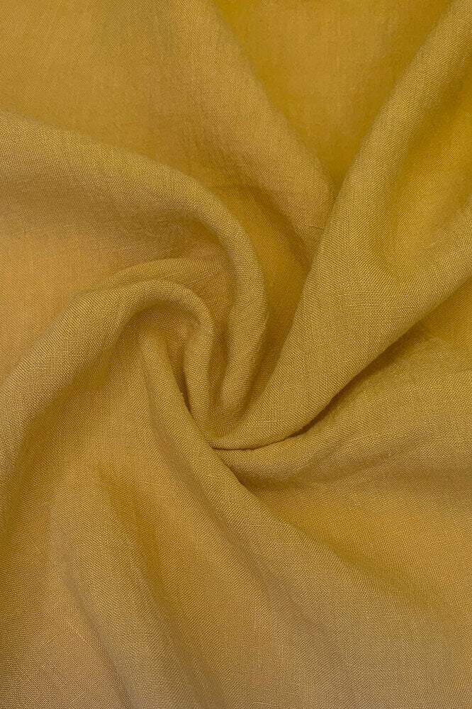 Sahara Linen Dark Mustard