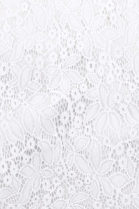 Sardinia Stretch Lace White