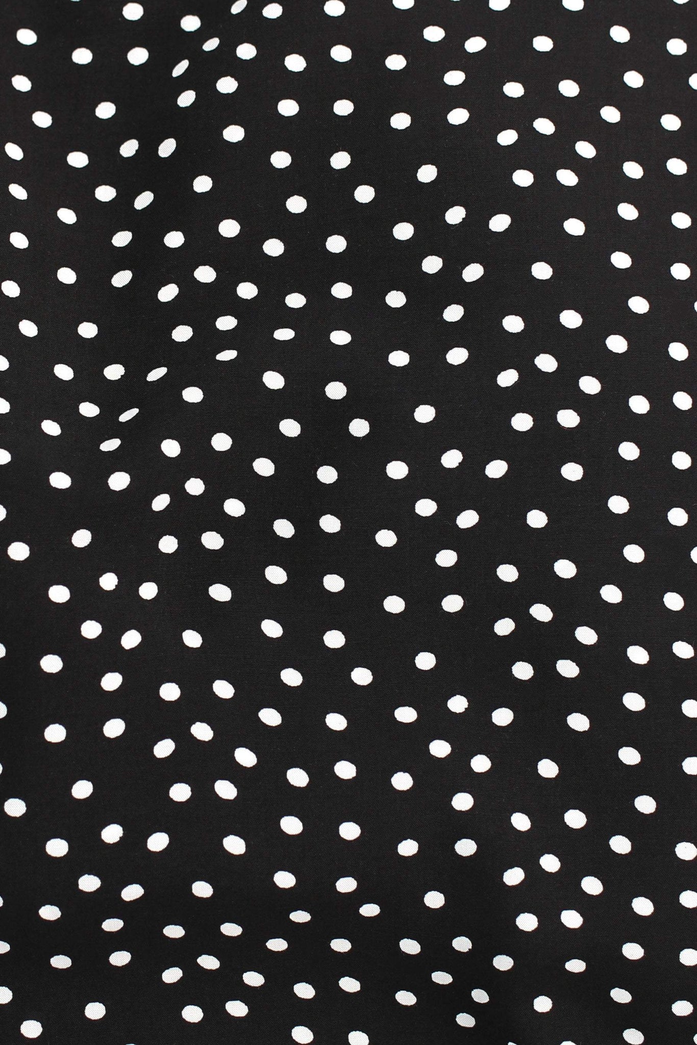 Scattered Dots Voile Black / Off White