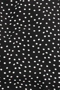 Scattered Dots Voile Black / Off White