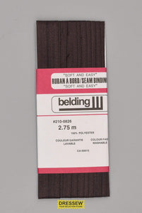 Seam Binding Dark Brown