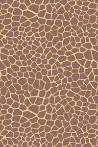 Small Things Wild Animals Giraffe By Lewis & Irene Brown / Yellow