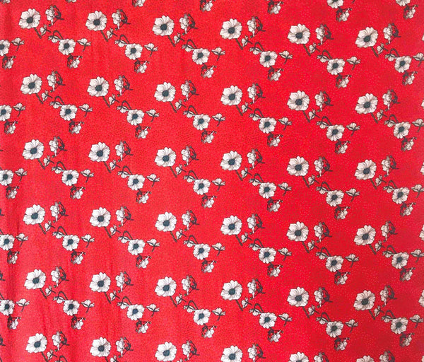 Sofia Dots & Floral Print Red Mix