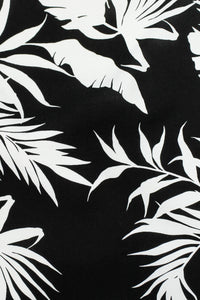 Sofia Palm Leaves Black