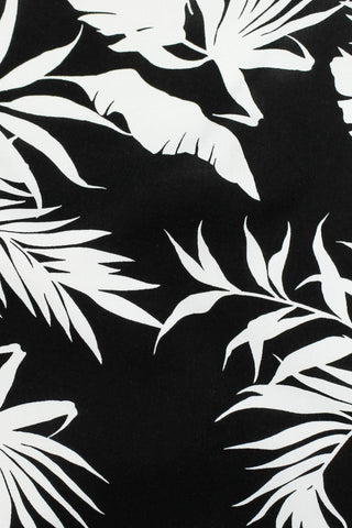 Sofia Palm Leaves Black