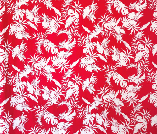 Sofia Palm Leaves Red