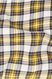 Sofia Plaid Yellow / White