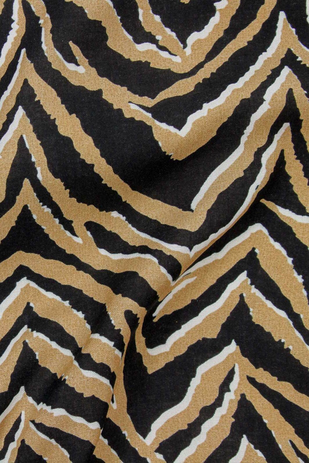 Sofia Zebra Print Black / Beige