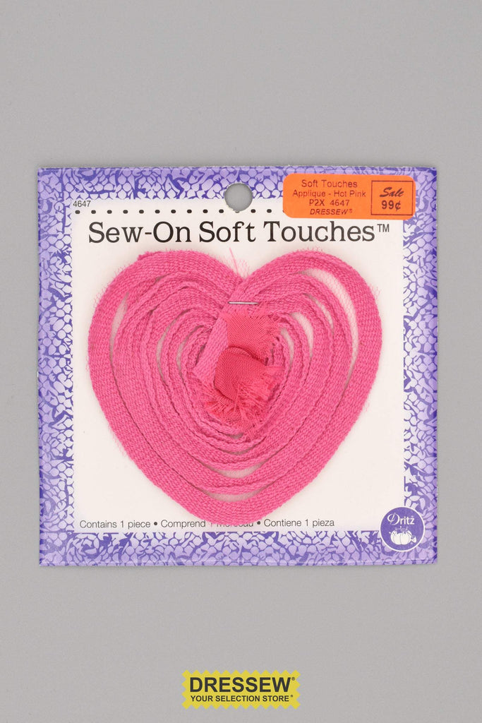 Soft Touches Applique Hot Pink – Dressew Supply Ltd.