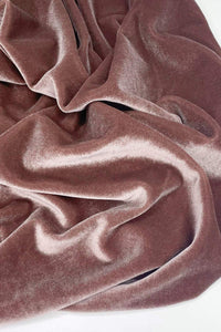 Sophia Stretch Velvet Rosewood