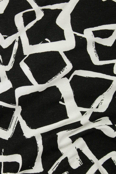 Square Lycra Jersey Black / Off White