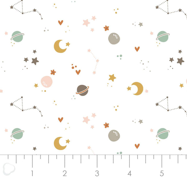 Stay Wild, Flower Child Cosmic Dreams White / Multi