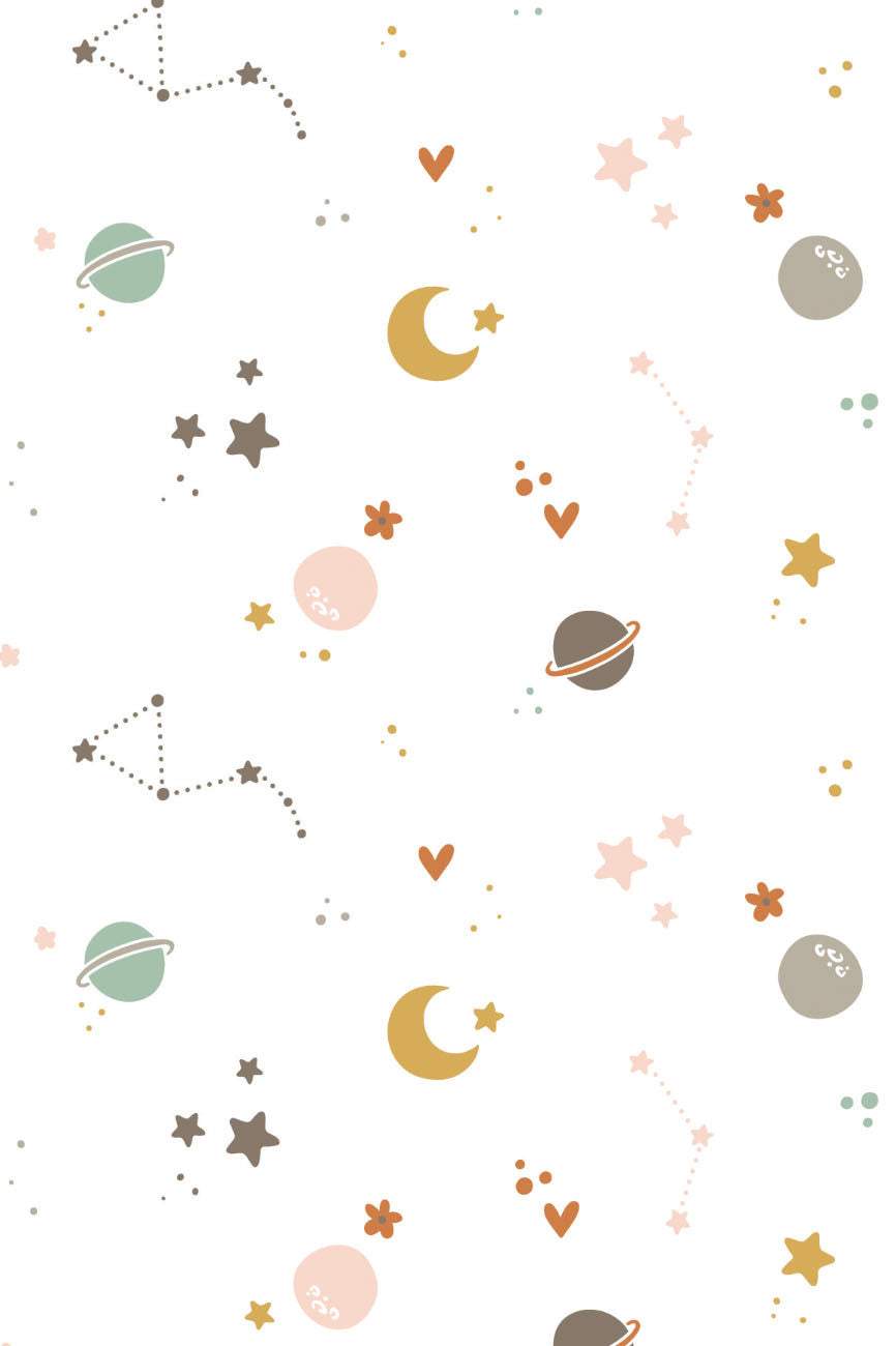 Stay Wild, Flower Child Cosmic Dreams White / Multi