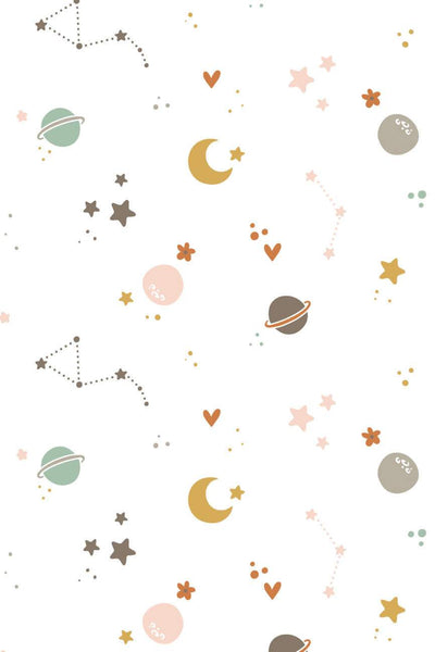 Stay Wild, Flower Child Cosmic Dreams White / Multi