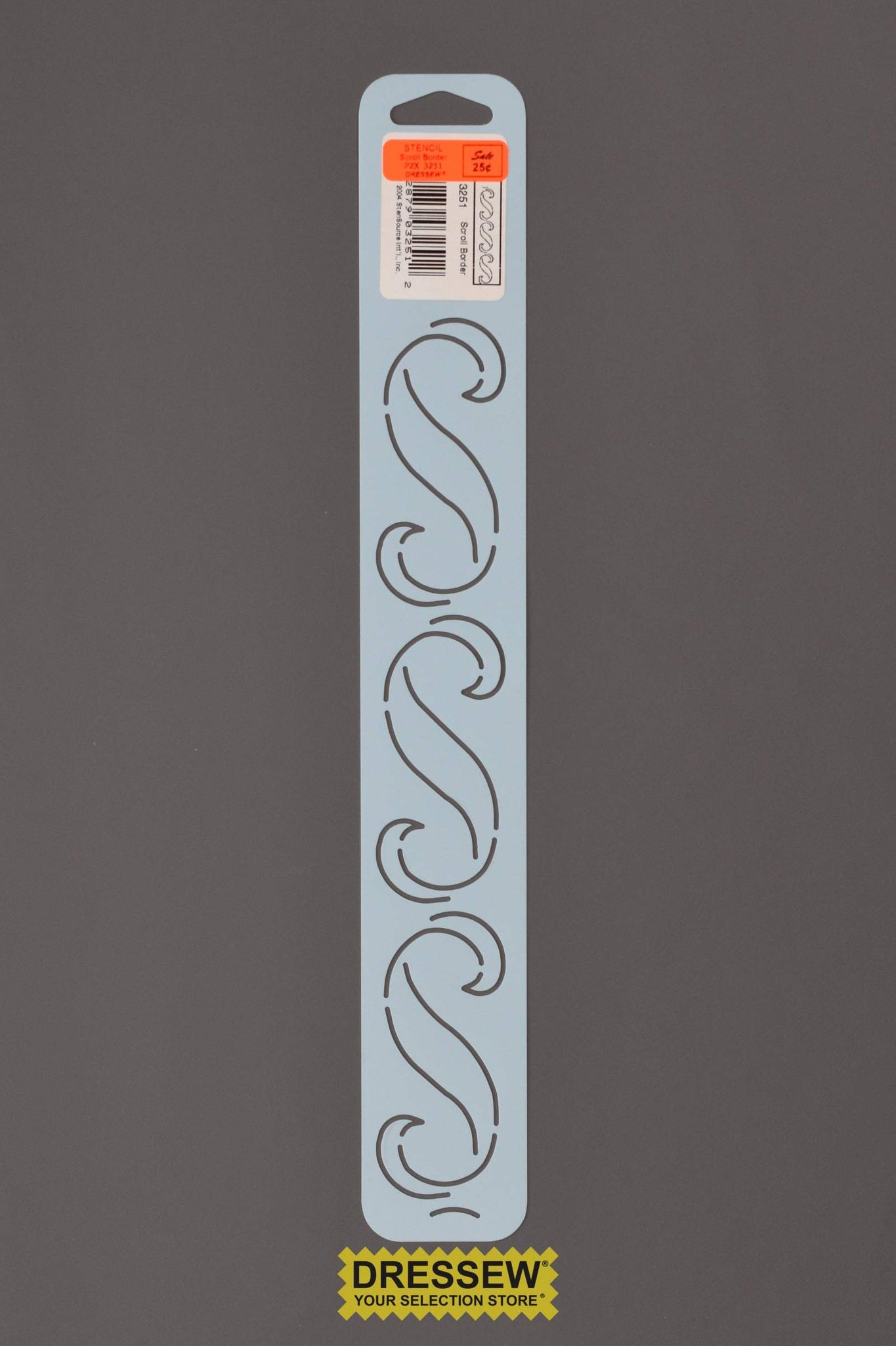 Stencil Scroll Border