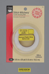 Stitch Witchery - Ultra Light 5/8" x 20yds. White