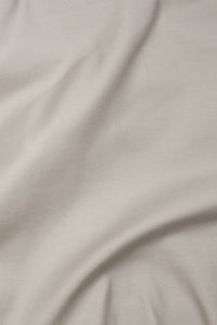 Stretch Cotton Sateen Stone