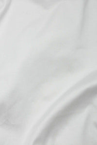 Stretch Cotton Sateen White