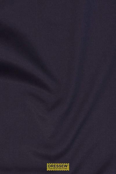 Stretch Poly Cotton Blend Sateen Navy