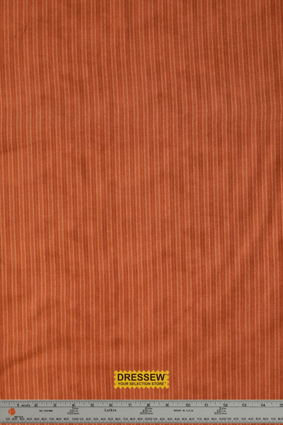 Stripe Flannelette Rust