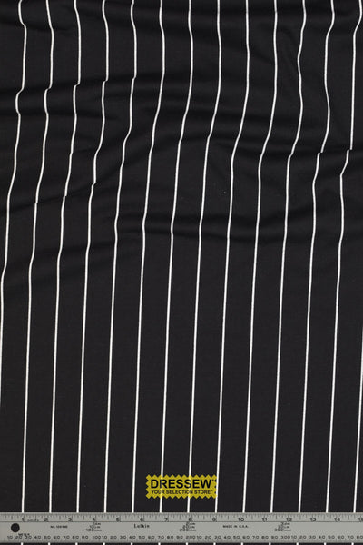 Stripe Jersey Knit Black / Ash